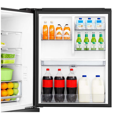 Factory second/Carton damaged Hisense 500L Bottom Mount Fridge – Black (HRBM500TBW)